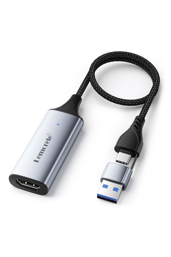 lemorele-Ac05 Video Capture Card Usb3.0 Hdmi-compatible To Usb/type-c Game Grabber Record Ms2130 For 1