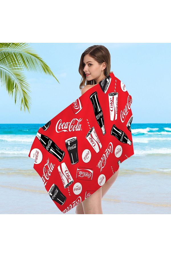 Coca cola towel hot sale
