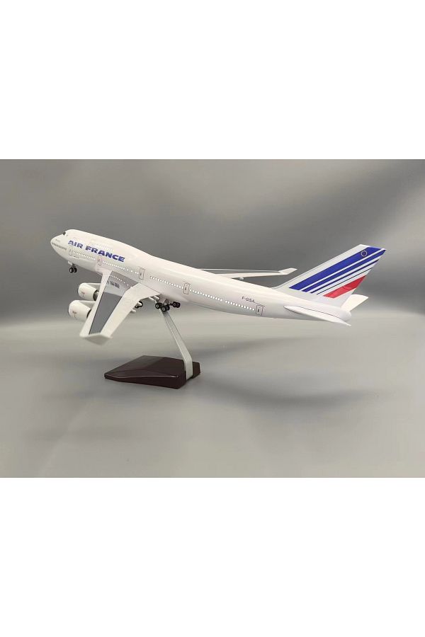 Choice New Scale Large 47cm Model Airplane Air France Boeing 747 Plane Models Diecast Airplanes With Led Trendyol