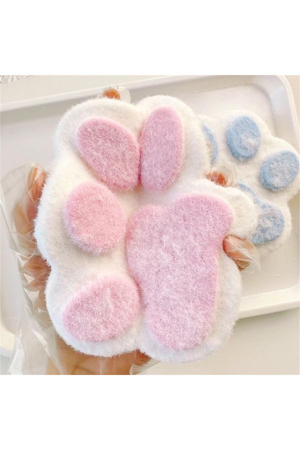 Choice-Big Cat Foot Taba Squishy Silicone Fuzzy Cat Paw Squishy Marshmallow Cat Paw Squeeze Toy Anti Str... 1