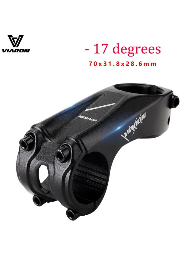 Choice VIARON Mtb Stem 17 Degrees Power 70mm Bike Mountain Cycling Stem Riser 31.8 Negative Table Bicycl. Trendyol