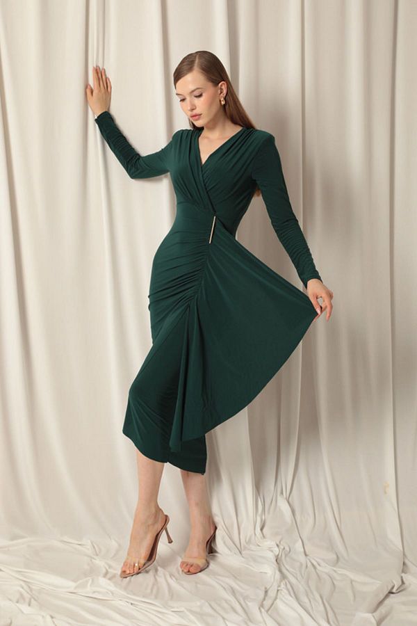 Womens emerald green dress on sale