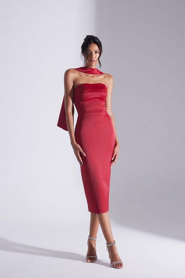 Pencil skirt bridesmaid dress top