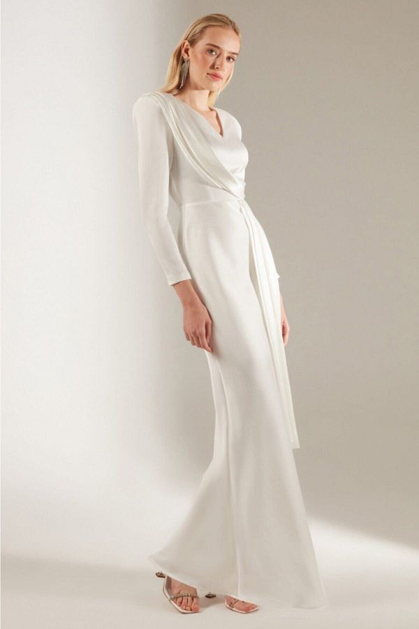 Formal dress with shawl discount