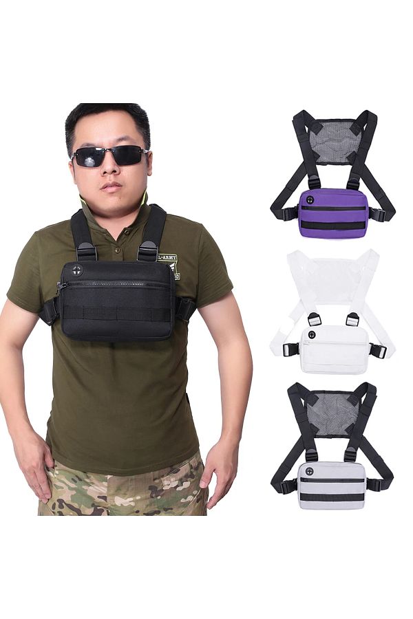 Choice Molle Chest Bag Front Pack Chest Rig Vest Streetwear Backpack Outdoor Sports Camping Hiking Hunti. Trendyol