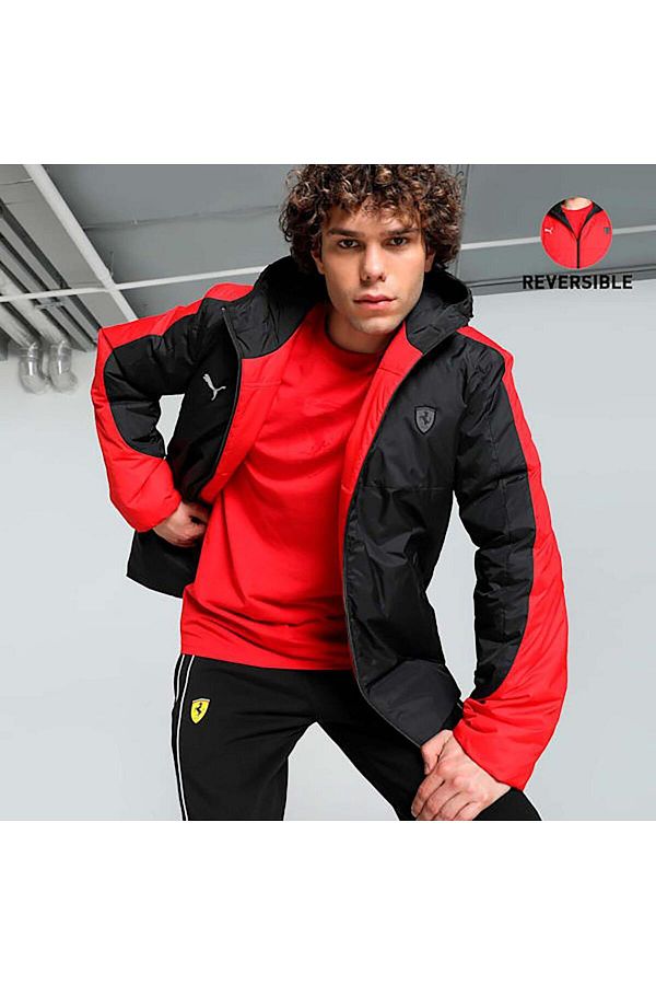 Puma jacket reversible mens top
