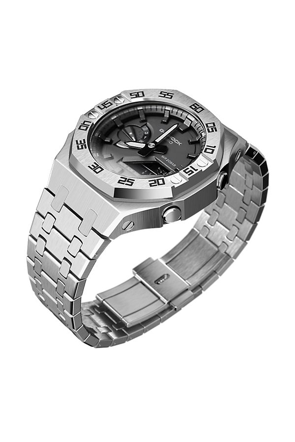 Choice-CasiOak Mod Kit GEN4 GA2100 Metal Bezel for Casio Modification 3rd 4rd Generation Rubber Watch Ca... 1