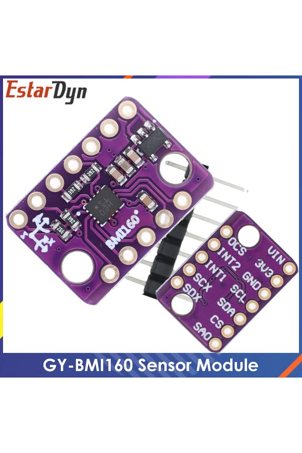 Estardyn-BMI160 GY-BMI160 6DOF 6-Axis Rate Gyro Gravity Accelerometer Sensor Module IIC I2C SPI C... 1