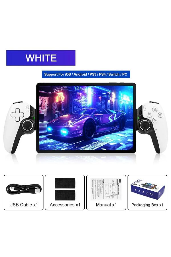 DIXSG-NEW D9 Mobile Phone Gamepad Dual Vibration Bluetooth-Compatible 5.2 Wireless Gaming Controller 6-... 1