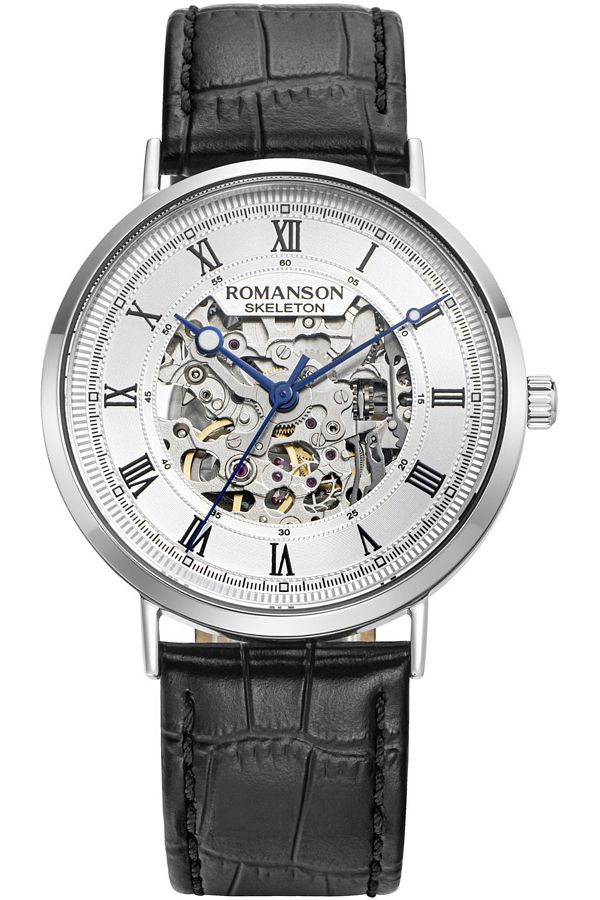Romanson skeleton watch top