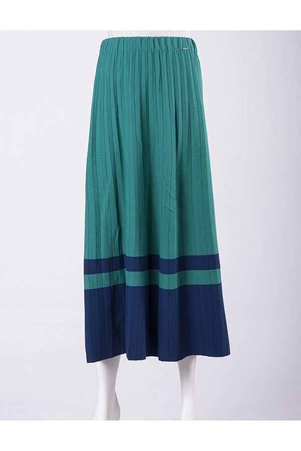 Invee-Invee 6860 Green Knitwear Skirt 1