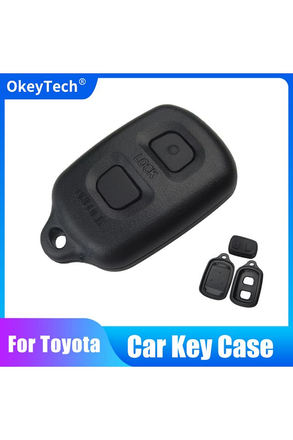 Choice-OkeyTech 2 Button For Toyota Remote Key Shell Cover Case Keyless Entry Car Key Fob Replacement Fo... 1