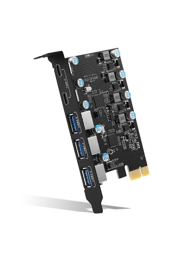 IRhasta-5Gbps USB 3.2 Gen1 USBC PCIE Card Hub USB 3.0 PCI Express Board PCI-E USB3.0 Adapter Multiplier U... 1