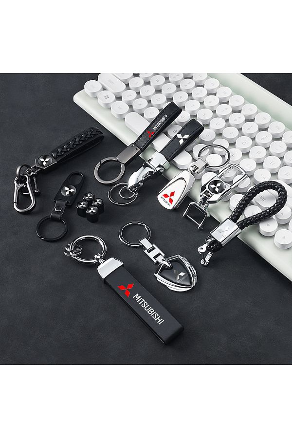 Choice 1pcs Metal Key Chain Fashion Keychain Key Ring For Mitsubishi Lancer Ex Outlander Pajero L200 Ecl. Trendyol