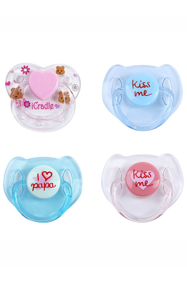 Choice-4 Pcs Reborn Doll Supplies Dummy Magnetic Pacifier+Magnet For Reborn Dolls Girl Accessories Lovel... 1