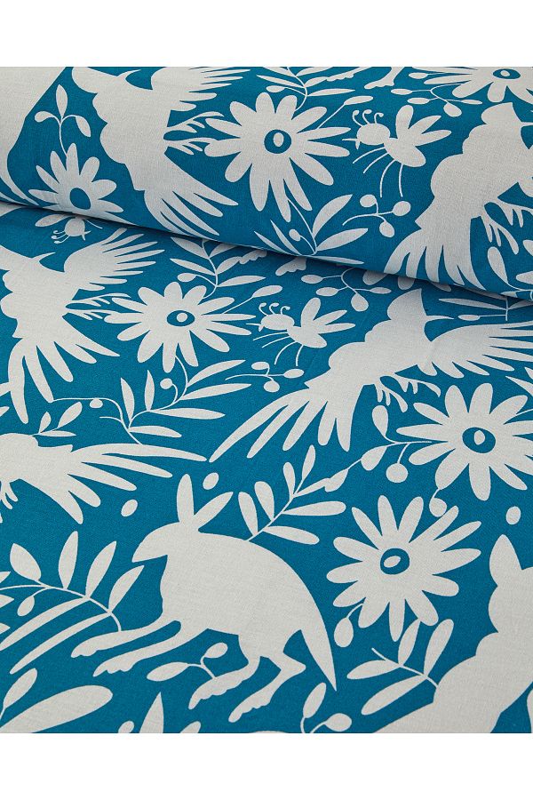 English Home-Blue Single Folk Jungle Duvet Cover Set 1