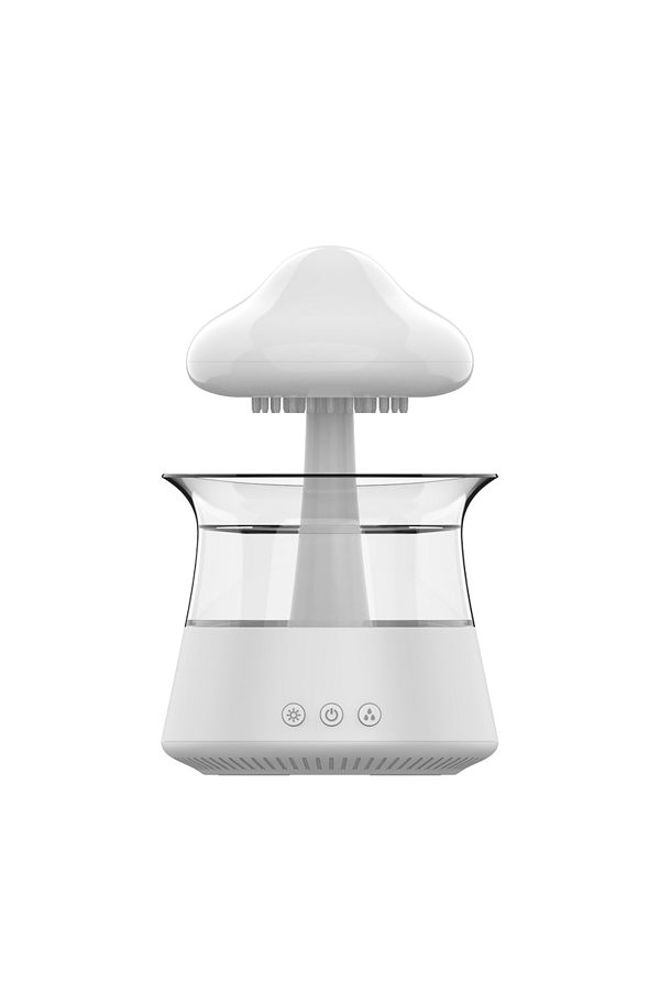 Zoeydam-WHITE Relax Cloud Rain Diffuser Humidifier Raindrop Aromatherapy Machine Ultrasonic Atomization Humi 1