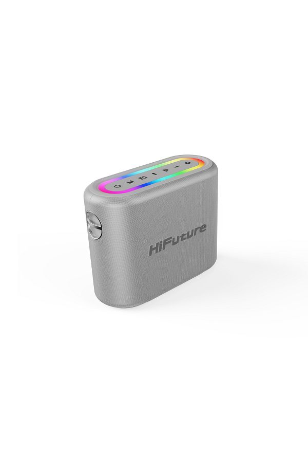 HiFuture-Vocalist 200 to Bluetooth 5.0 100W Rgb Portable Microphone Karaoke System with Wireless Speaker Silver 1