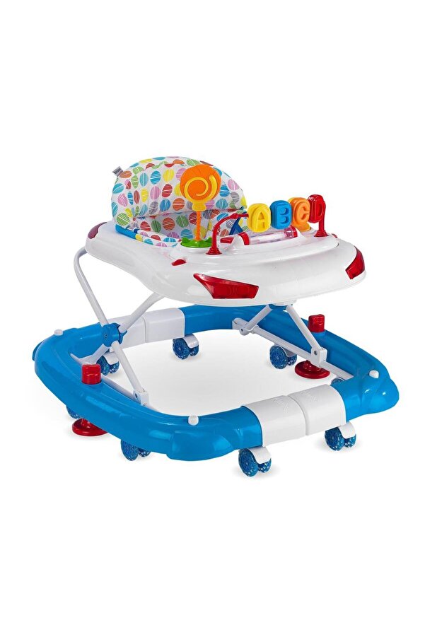 Babyhope Tobby Salla Yürüteç Turkuaz-Beyaz