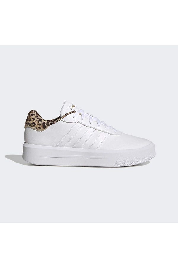 White platform court shoes best sale