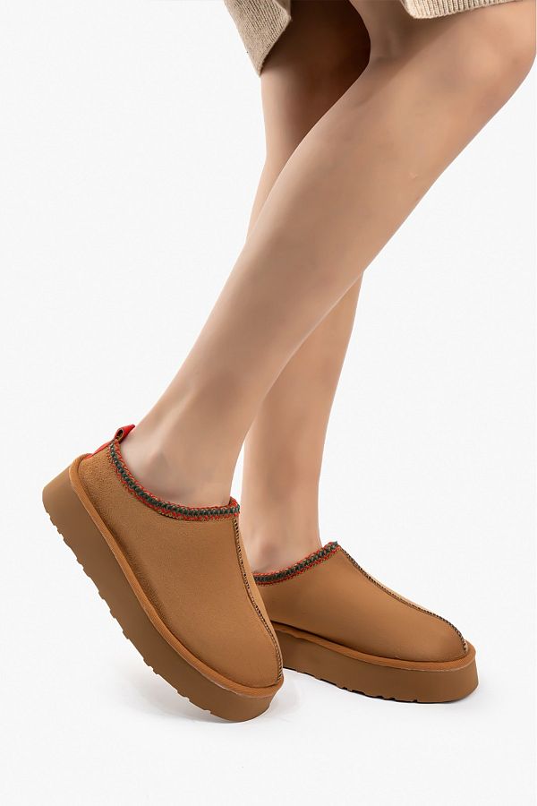 Suede boot slippers womens hot sale