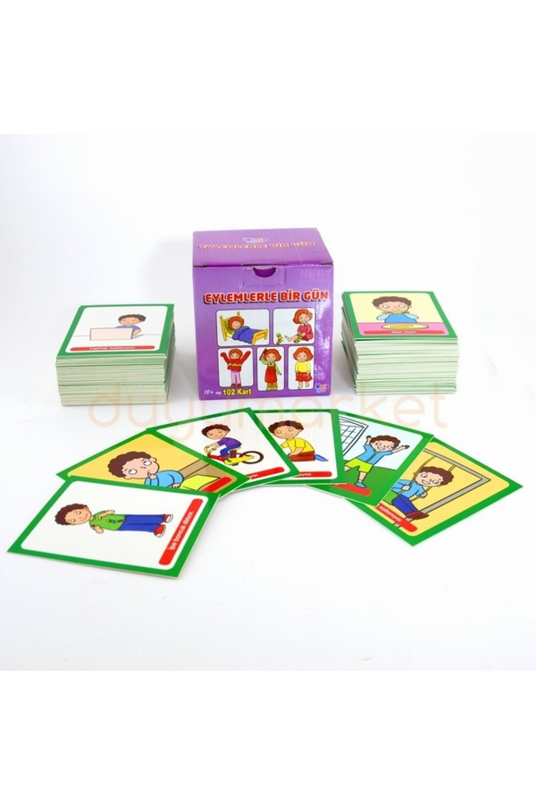 DuyuMarket Yuka Eylemlerle Bir Gün (102 EYLEM KARTI)