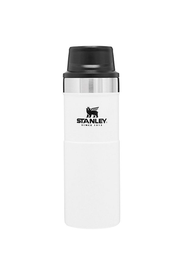 Stanley-0.47 L White Classic Trigger Action Thermos 1