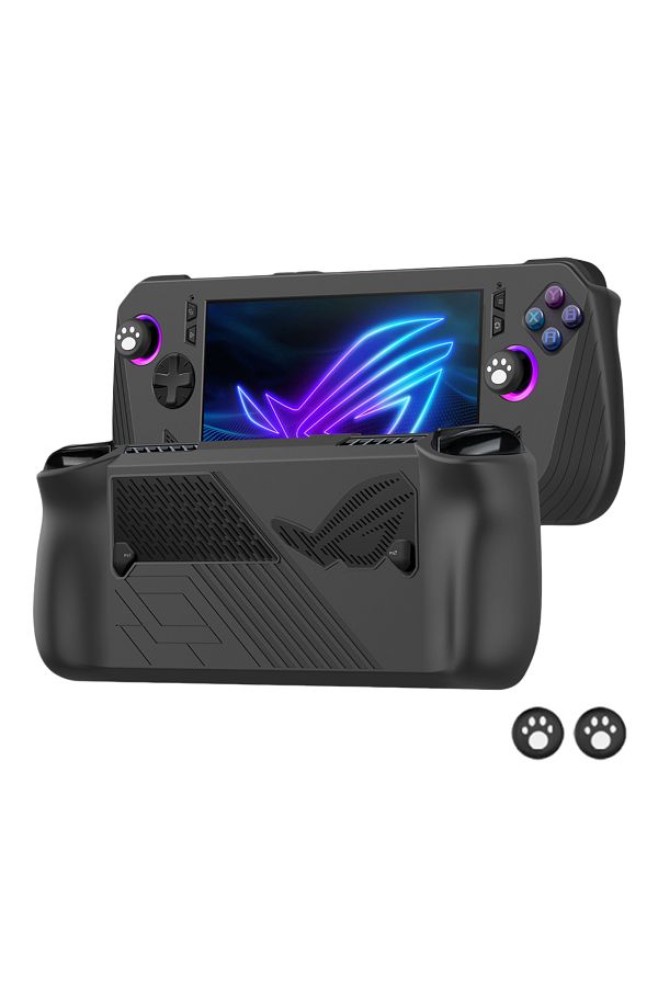 APWIKOGER-For ASUS ROG ALLY X Game Console Silicone Soft Protective Shell with Thumb Grip Caps Soft Protect... 1