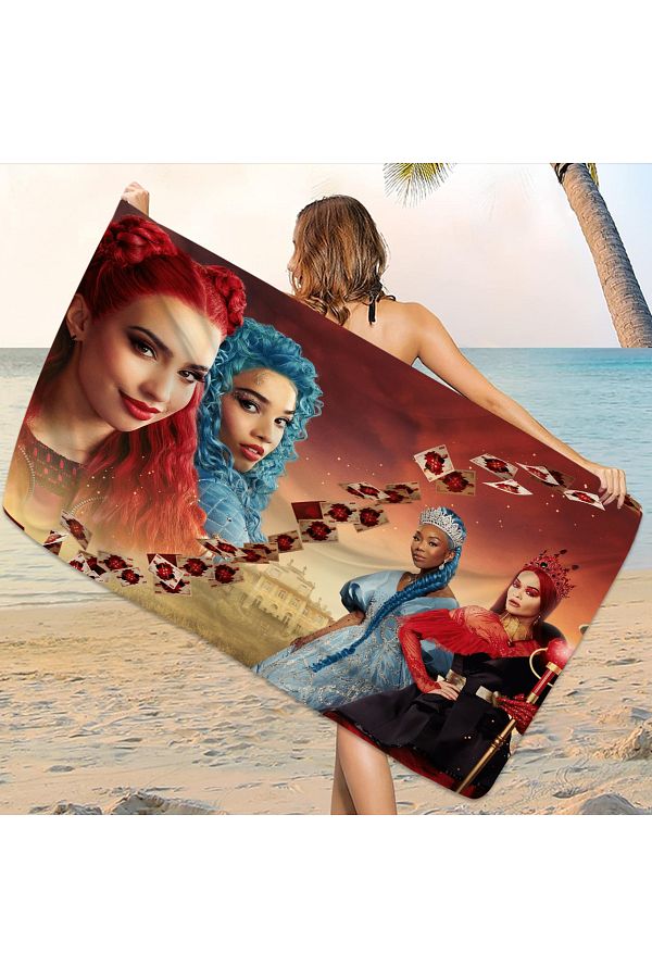 Choice Film D Descendants The Rise of Red Y Towel Home Water Uptake Bath Soft Cotton Fibre Sand Swim Qui. Trendyol