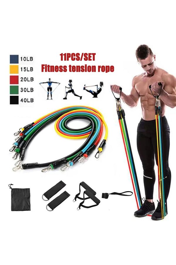 Choice Fitness Training Tension Rope Multi functional Elastic Yoga Tensioner Resistance Band Strength Tr. Trendyol