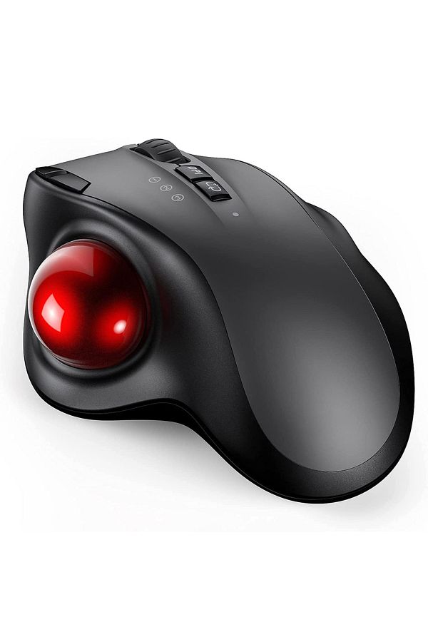Choice-black Trackball Wireless Mouse Rechargeable Bluetooth 2.4G USB Mouse Ergonomic Mice for Computer And 1