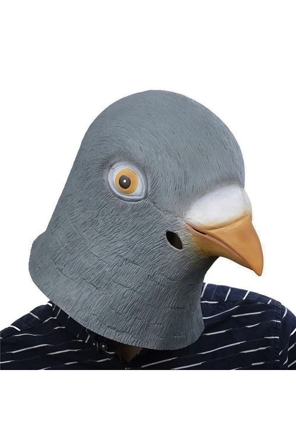 Choice-Funny Latex Pigeon Mask Giant Bird Head Halloween Cosplay Costume Theater Props Full Face Masks f... 1