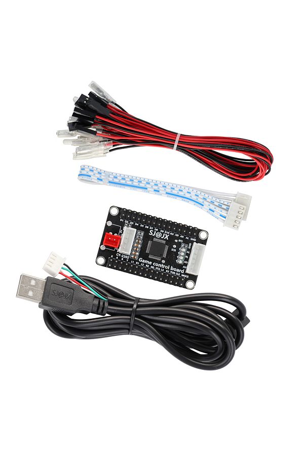 Choice-DIY Zero Delay Arcade USB Encoder Board, Support PC, PS3 Raspberry Pi, Android, Hitbox with SANWA... 1