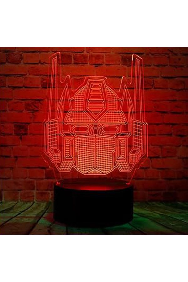 Hot Toys-3D LED Night Light Hottoys Cool Transformers Bumblebee Knight Table Lamp with Remote Control 16 C... 1