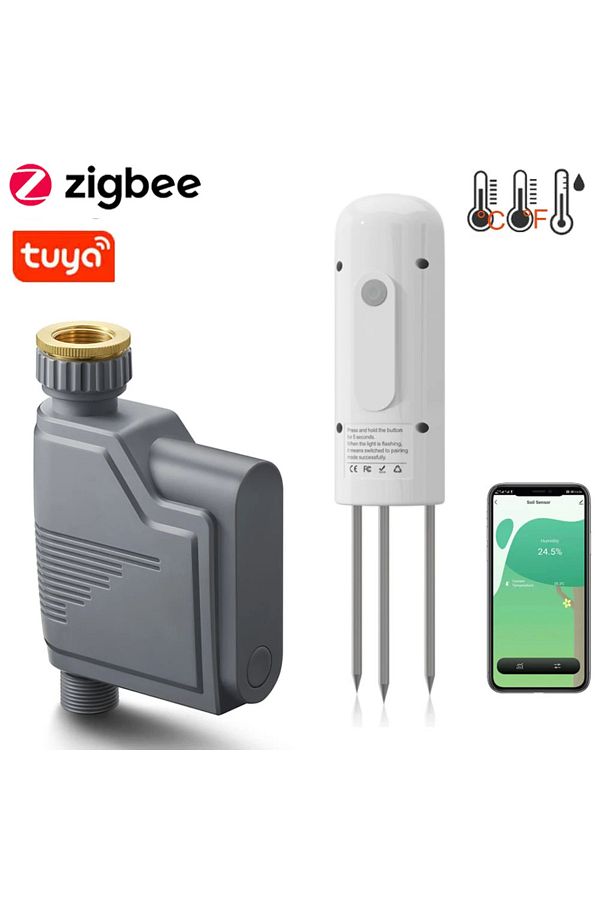 Choice-Tuya Zigbee Smart Watering Timer Smart Sprinkler Drip Irrigation System Built-in Water Flow Recor... 1