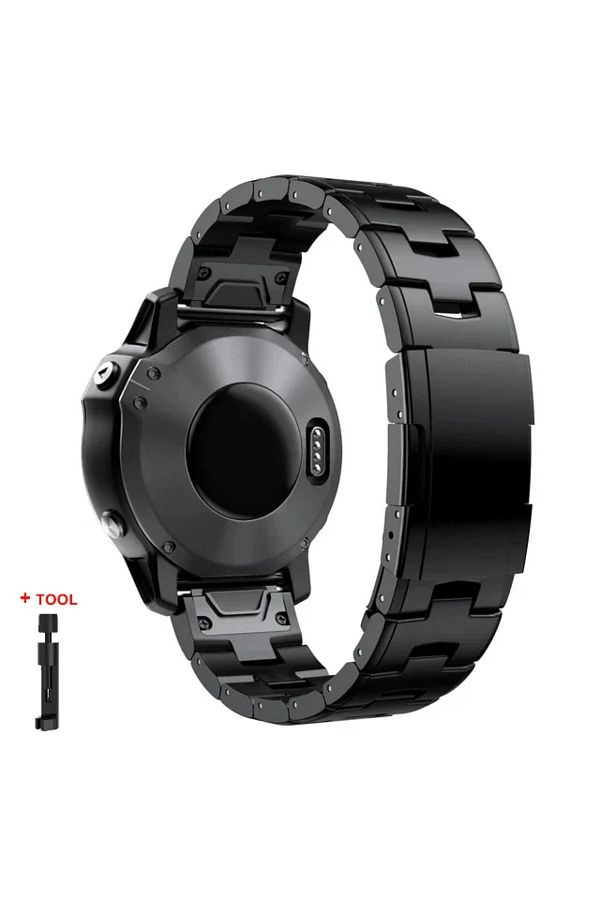 Choice 22mm 26mm Quick Fit Titanium Bracelet for Garmin Fenix 7X 7 6X Pro 5X Plus Metal Watch Band for G. Trendyol