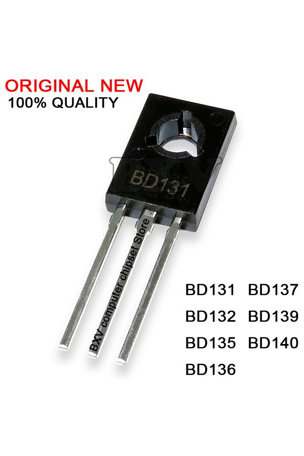 Choice-10PCS BD135 BD136 BD131 BD132 BD137 BD138 BD139 BD140 TO-126 NPN Power Triode Transistor New And ... 1