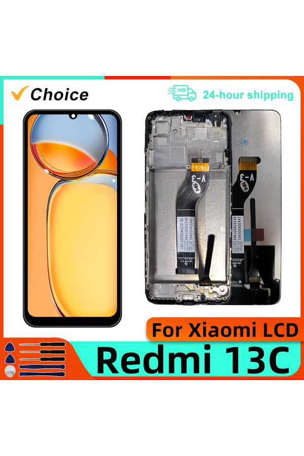 MSMADE-6.74" IPS For Xiaomi Redmi 13C LCD Display Touch Screen For Redmi 23108RN04Y Display Assembly Rep... 1