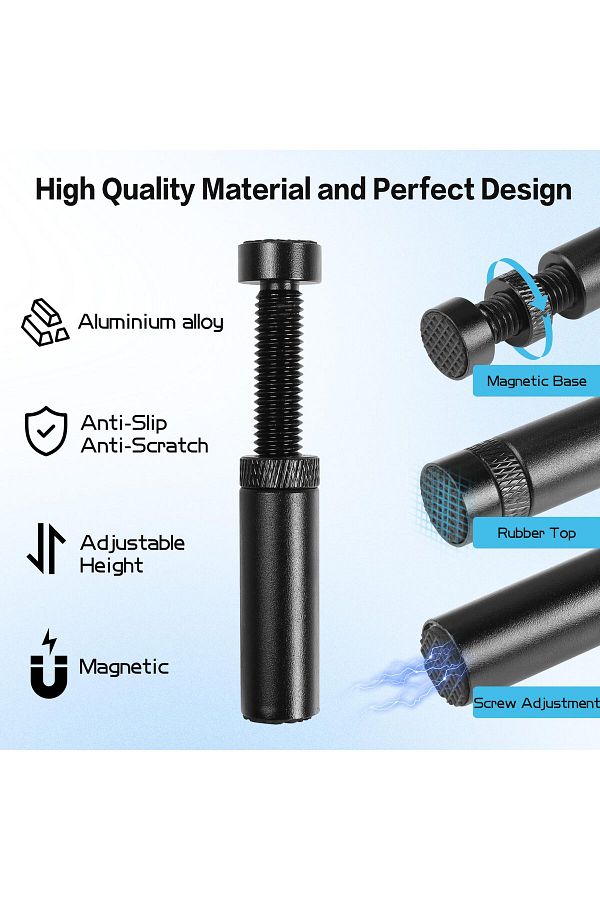 2024 GPU Support Bracket Video Card Sag Holder Magnetic Skid Resistant Base Gpu Stand Height Adjustable Graphics Card Brace Support