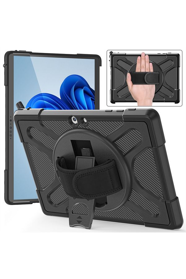 Choice-Surface Pro 4 5 6 7 Black For Microsoft Surface Pro 9 8 13" 7 Plus 6 5 12.3 Inch Case 360 Rotating S 1