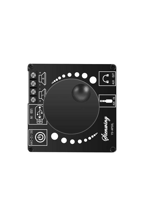 ALLOYSEED-YS-AP50L Digital Power Audio Amplifier Board - 50Wx2 Bluetooth Stereo AMP - Home Audio Modification 1