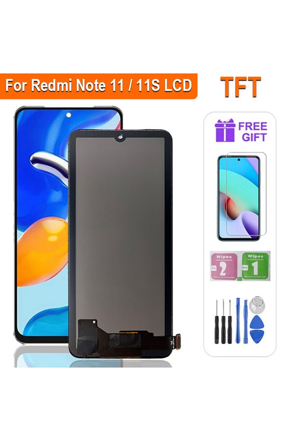 Choice-Tft No Frame Super Amoled Lcd For Xiaomi Redmi Note 11 Lcd 2201117tg Lcd Display Touch Screen Digiti 1