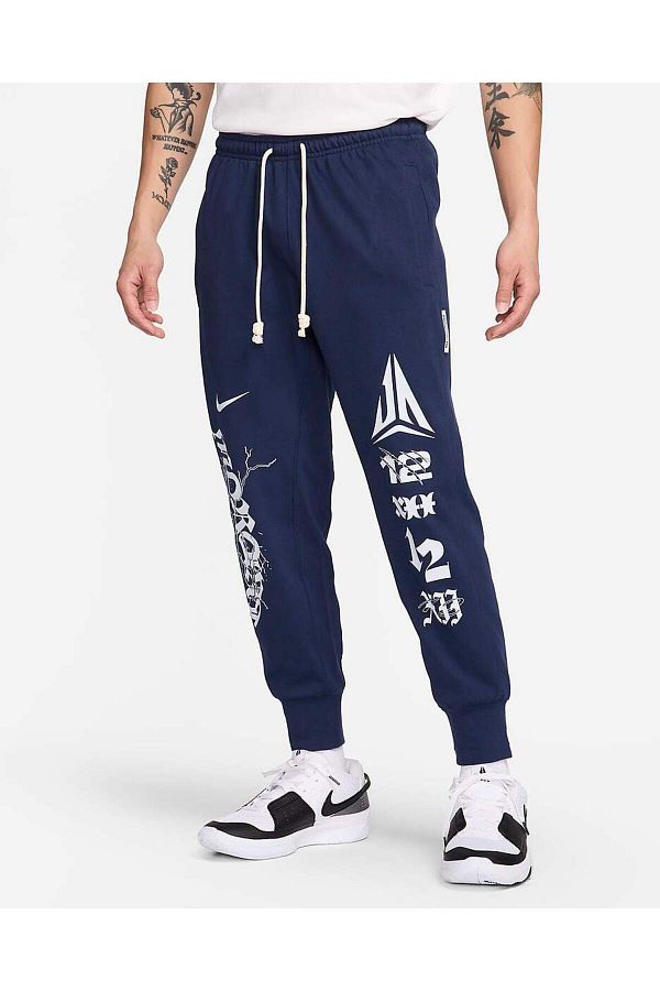 Nike Ja Standard Issue Dri Fit Jogger Basketball Navy Blue Men s Sweatpants Trendyol