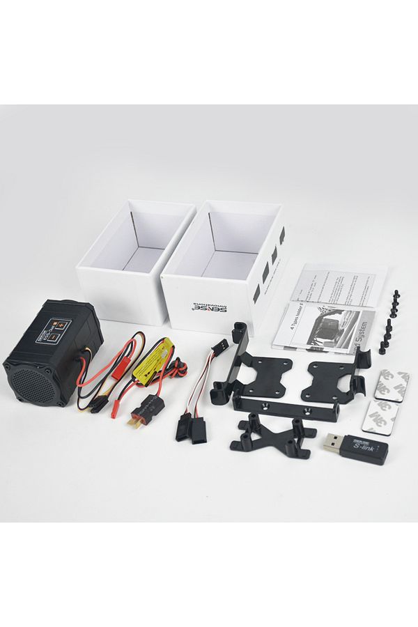 Choice-SENSE ESS-DUAL 2 Speakers Engine Sound Simulator for RC Model Car Crawler Buggy Dirft Racing Modi... 1