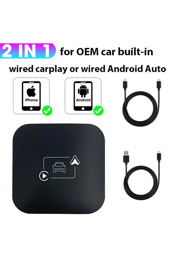 Choice-Mini Box Wired To Wireless Carplay Android Auto Spotify Bluetooth 5.0 Adapter Smart Box for Toyot... 1