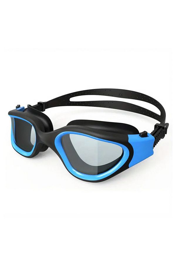 Swim goggles with uv protection top