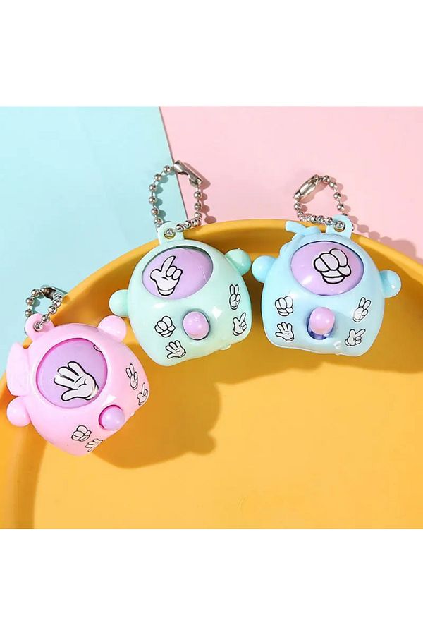 hairun 1 10Pcs Fun Rock Paper Scissors Key Chain for Kids Pendant mini Toys Children s game interactive. Trendyol