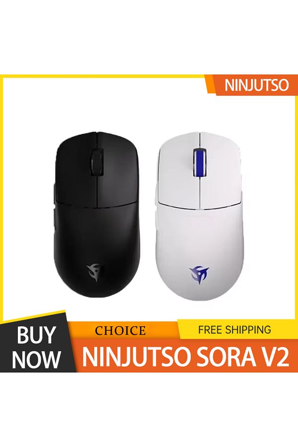 Choice Ninjutso Sora V2 Wireless Mouse Dual Mode Lightweight Choice Ninjutso Sora V2 Wireless Mouse Dual Mode Lightweight