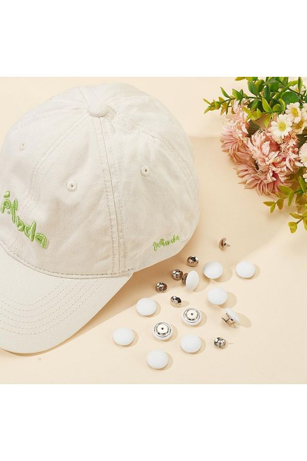 Baseball cap top button replacement discount