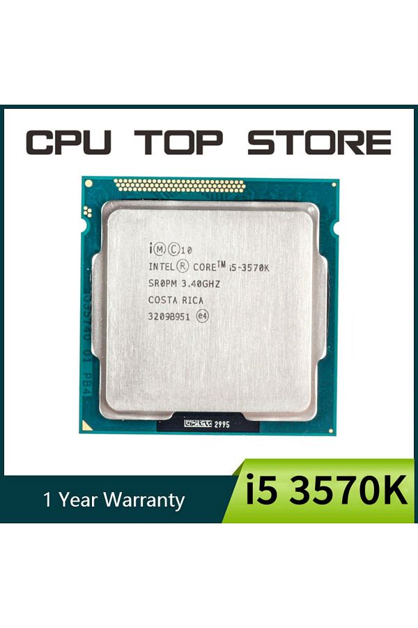 Intel-Intel Core i5 3570K 3.4GHz 4-Core 4-Thread CPU Processor 77W LGA 1155 1